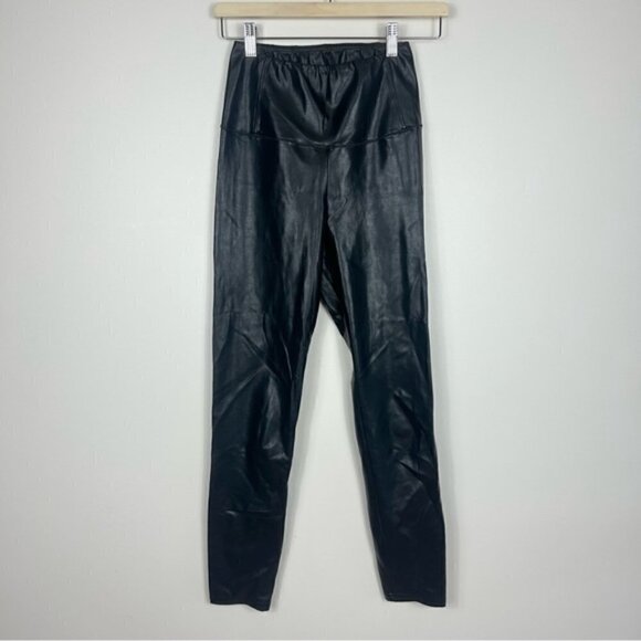 Aritzia Wilfred Free Daria Pant High-waisted Vegan Leather leggings S - Picture 7 of 8